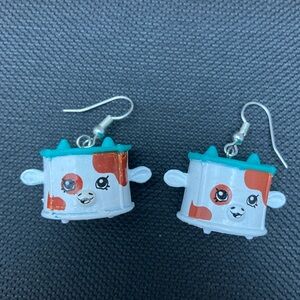 Drum Shopkins earrings.